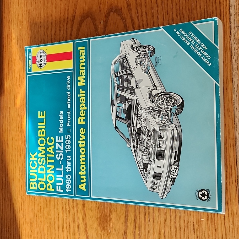 BUICK OLDSMOBILE PONTIAC FULL-SIZE MODELS 1985-1995 AUTO REPAIR MANUAL HAYNES